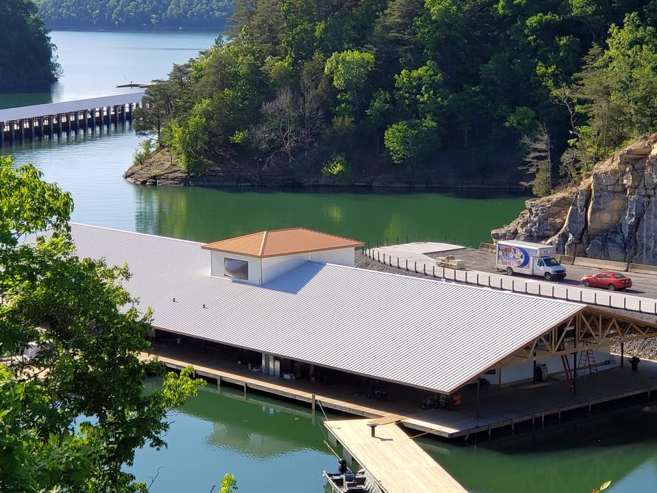 Aerial View of Dock