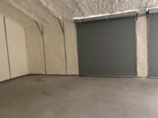 Insulated wall of metal garage