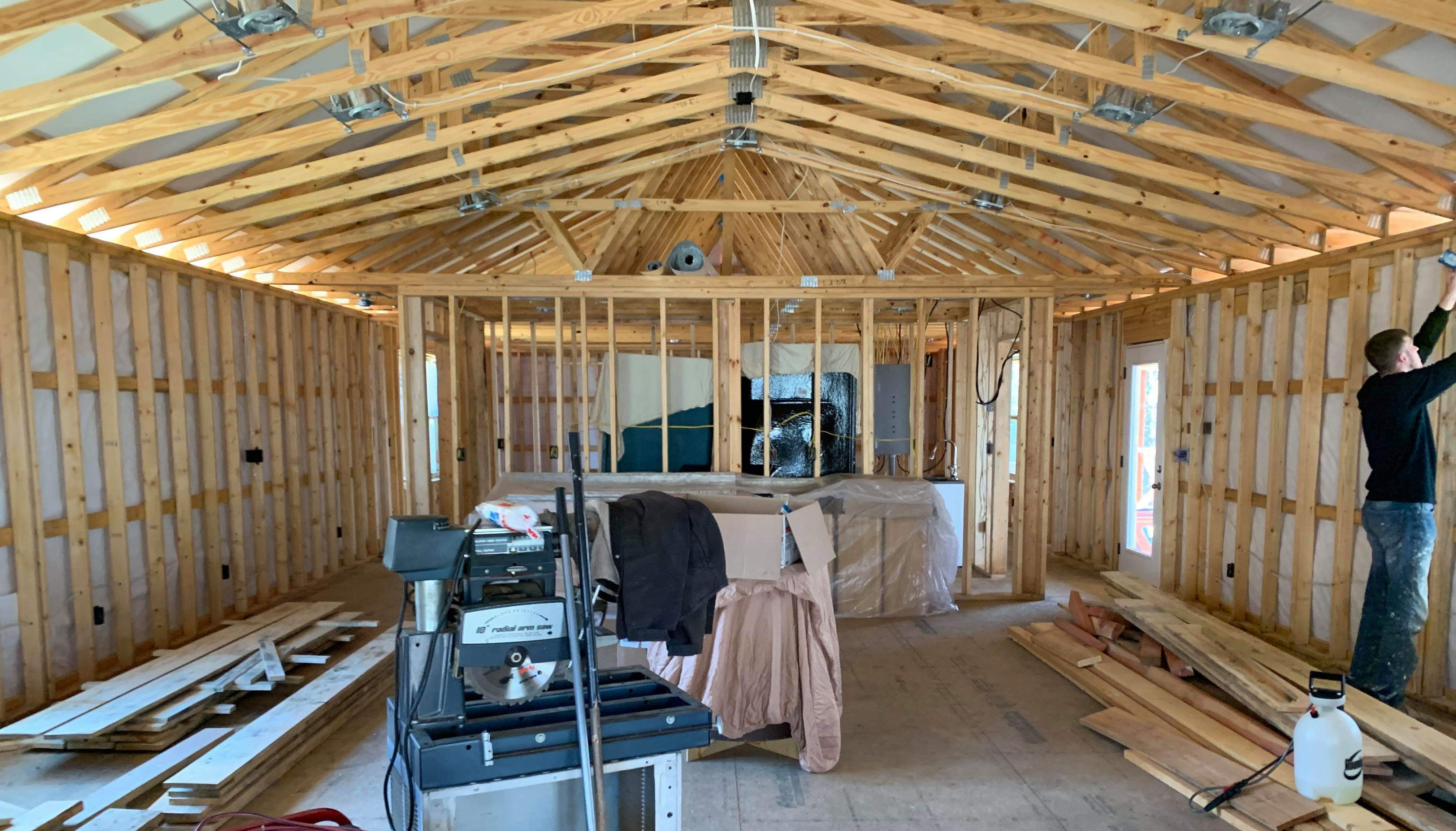 Wall and Roof Deck Project in McKee, KY