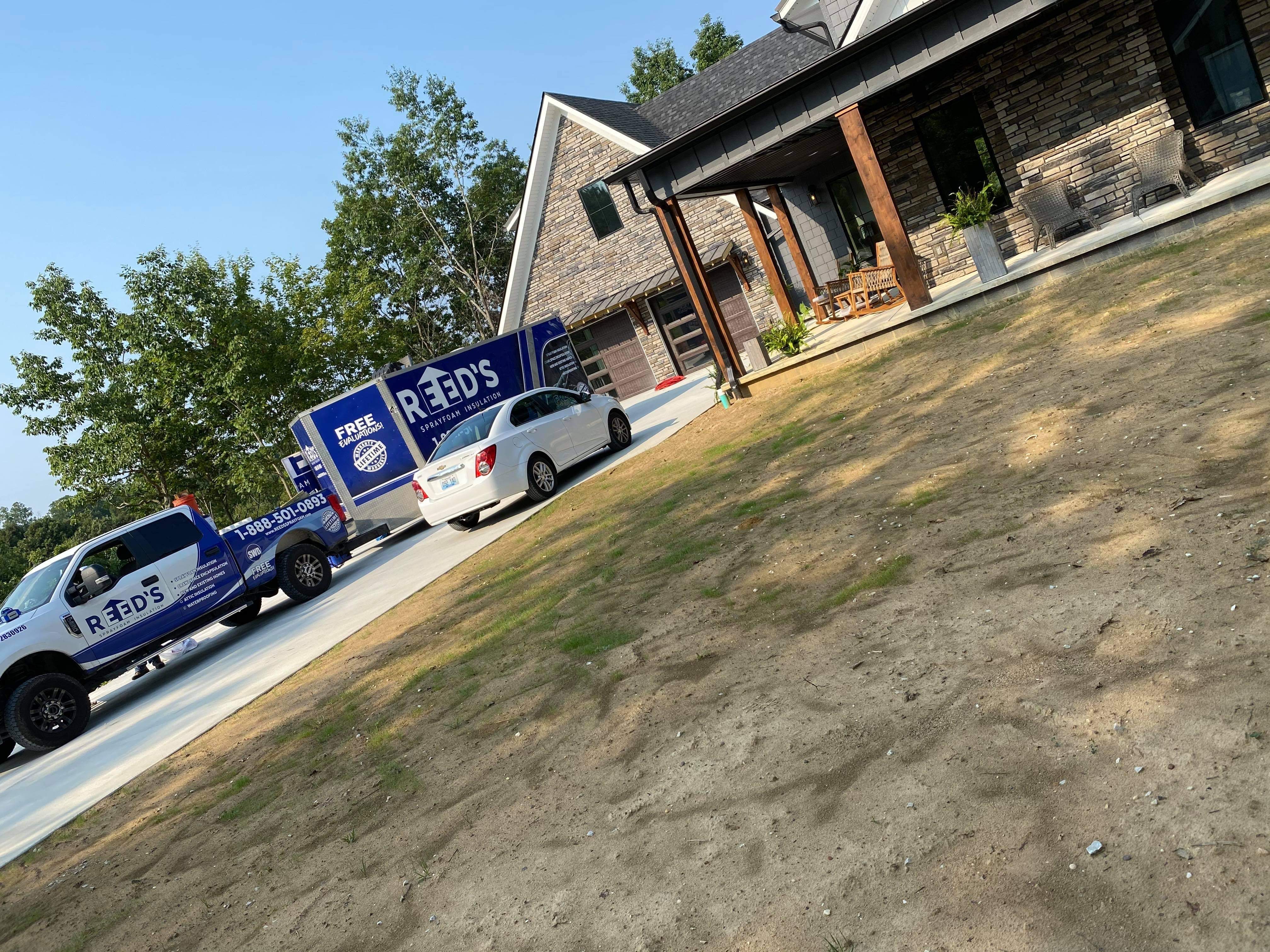 New Construction Garage Addition Insulation in Moscow, Ohio