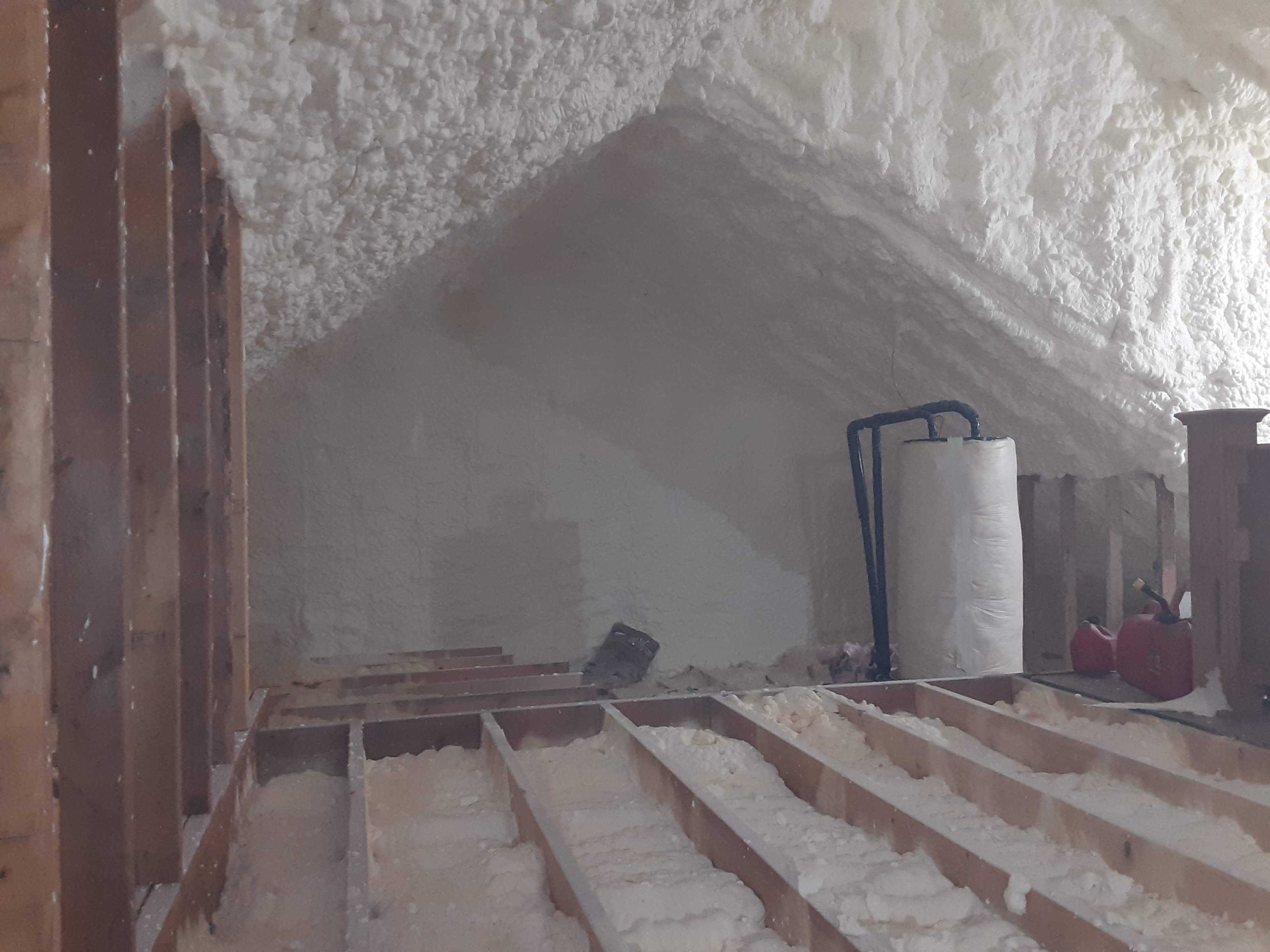 Attic and crawlspace project-Delbarton, WV