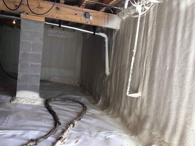 Damp & Moldy Crawlspace Renovation After Picture