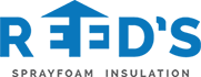 Reed's Sprayfoam Insulation white logo